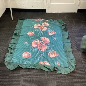 VINTAGE FLOWER  CURTAINS circa 1990 s